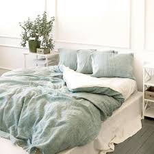 Reversible Linen Duvet Cover In Bluish Green Off White Or Etsy In 2020 Green And White Bedroom Sage Green Bedroom Sage Bedroom