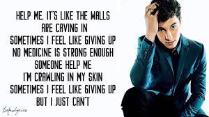 verse 2 c am looking through my phone again feeling anxious. Shawn Mendes In My Blood Lyrics Youtube