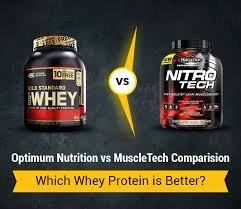 Optimum Nutrition Vs Muslcetech Which Whey Protein Is