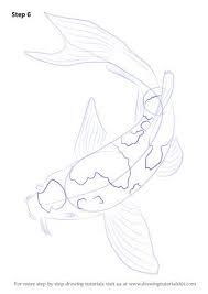 Step By Step How To Draw A Koi Fish Drawingtutorials101 Com Koi Painting Koi Art Koy Fish Drawing