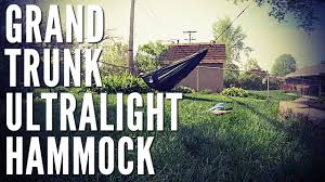 Whether you just need to relax in your backyard or take a break during a hike, this hammock has got you ideal gift: Grand Trunk Ultralight Hammock Youtube