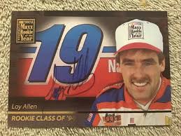 1994 Maxx LOY ALLEN #19 Hooters Rookie RC On Card Autograph