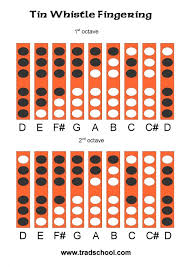 Fingering Chart For Irish Whistle Tradschool