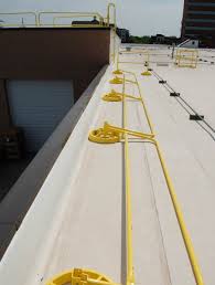 Large construction jobs often require exterior scaffolding. 360 Mobile Hide A Rail Collapsible Guardrail Read This