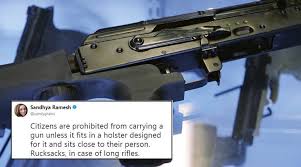 Such laws prohibit illegal discharge of a weapon, but they may also prohibit such conduct as brandishing a firearm in an angry or threatening manner you cannot commit an unlawful discharge of a weapon if you fire it accidentally. This Twitter Thread Explains How To Get A Gun In India And Thank God It S Not Easy Trending News The Indian Express