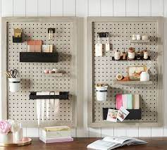 Pegboards shelves will be able to decorate any. Create Pegboard Organization System Pottery Barn