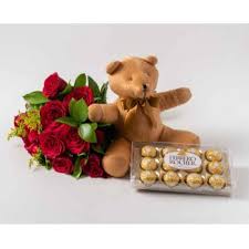 Finding a meaningful gift can be strenuous. Salvador Bouquet Of 12 Red Roses Teddybear And Chocol Delivery 12 Red Roses And Teddybear Chocolate Flower Delivery Salvador Online Florist Salvador