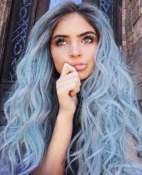 Beauty Hair Styles Blue Hair Dyed Hair