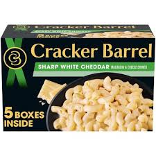 Annie's macaroni and cheese, shells & white cheddar mac and cheese, 6 oz box (pa. Cracker Barrel Sharp White Cheddar Macaroni Cheese Dinner 14 Oz 5 Pk Sam S Club