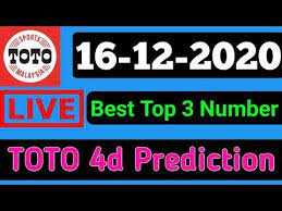16 12 2020 Toto 4d Prediction Number Toto 4d Lucky Number Today Toto 4d 4d Toto Youtube Lucky Number Predictions Toto