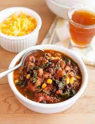 Recipe Easy Turkey Chili With Kale Recipe Easy Turkey Chili Healthy One Pot Meals Kale Recipes