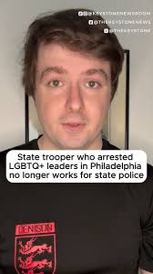 The state trooper who arrested prominent Philadelphia LGBTQ+ activists  Celena Morrison and Darius MClean in a traffic stop last March is no longer  with the state police. , It is unclear whether the ...