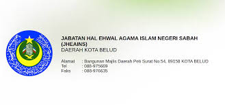 Mengetahui apakah strategi dakwah khitobah yang digunakan oleh jabatan hal ehwal islam negri sabah (jheains) cawangan ranau untuk. Jabatan Hal Ehwal Agama Islam Negeri Sabah Daerah Kota Belud Home Facebook