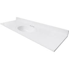 Match them with the top quality chinese white marble vanity top factory & manufacturers list and more here. 61 X 22 Solid White Cultured Marble Vanity Top Hd Supply