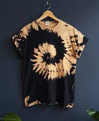 Next, fill a spray bottle with a mixture of 1/2 bleach and 1/2 water. Handmade Bleach Tie Dye Shirt Spacy Shirts