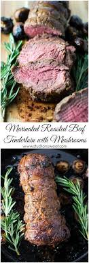 This recipe calls for beef. Roasted Beef Tenderloin Stuck On Sweet Recipe Beef Tenderloin Recipes Tenderloin Recipes Beef Tenderloin