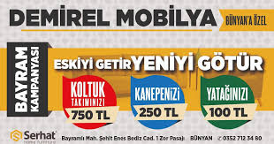 Evlerini kalite ve konforu buluşturan konsept tasarımlarla donatmak isteyenler için birbirinden şık koltuk takımları, modern. Eskiyi Getir Yeniyi Al Mobilya Kampanyalari 2020