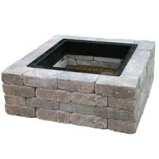 Pin By Sara Fry On Backyard Outside Fire Pit Kit Square Fire Pit Modern Fire Pit