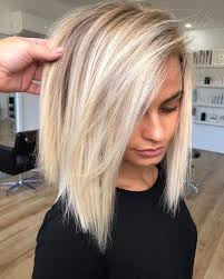 Messy bob hairstyles are super chic, convenient, trendy and easy to style. Blonde Highlights Shoulder Length Hair Novocom Top