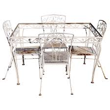 This is what gives it a grain resembling wood, which is visible when it is etched or bent to the point of failure. John Salterini Furniture Patio Sets Chairs More 70 For Sale At 1stdibs