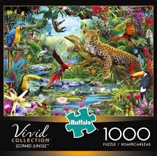 Take our mind off our troubles, perhaps, and provide us some entertainment as we. Buffalo Games Vivid Collection Leopard Jungle 1000 Piece Jigsaw I Love Puzzles