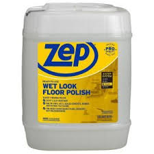 Zep 5 Gallon Wet Look Floor Polish Zuwlff5g The Home Depot Polish Floor Floor Wax Floor Maintenance