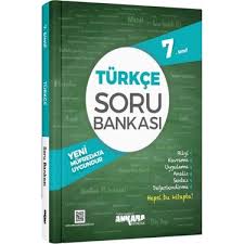 Ankara Yayincilik 7 Sinif Turkce Soru Bankasi Damla Arslan Kitabi