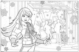 Malvorlage Barbie Weihnachten Coloring And Malvorlagan