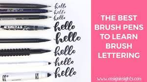 Maybe you would like to learn more about one of these? The Best Brush Pens To Learn Brush Lettering For Beginners Youtube
