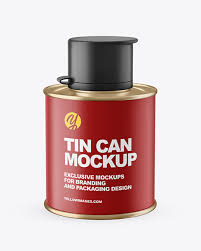 Download Matte Tin Can Mockup Yellow Author PSD Mockup Templates