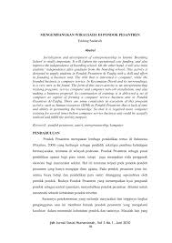 Contoh proposal pengajuan dana merupakan proposal yang ditulis guna meyakinkan calon pemberi dana agar mau dan percaya untuk mensponsori program, produk, maupun layanan tertentu. Pdf Mengembangkan Wirausaha Di Pondok Pesantren
