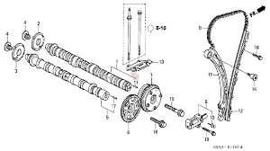 honda oem timing chain tensioner civic fd2 type r