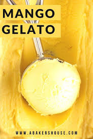 Homemade Mango Gelato In 2020 Ice Cream Maker Recipes Mango Ice Cream Recipe Gelato Recipe