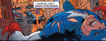 Thanos holding a phone super close to his face as he texts is one of the funniest things i've seen all night. Thanos Has Won Now He Needs Help Thanos 14 Comic Review Comic Watch