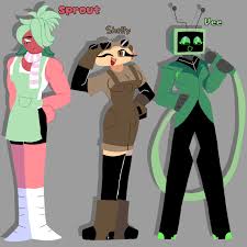 Варюха Demons Love on X: 6??? Dandysworld dandysworldau  dandysworldsprout DandysworldShelly DandysworldVee Sprout shelly Vee  Au redesign t.cow80QNpLtm7  X
