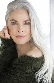 Ford Models Gorgeous Gray Hair Silver Haired Beauties Beautiful Gray Hair