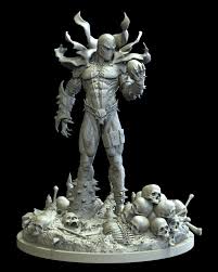 Artstation Spawn Wip Andre Ferwerda In 2020 Spawn Marvel Superhero Posters 3d Printing Art