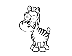 Dibujo Cebra Para Colorear