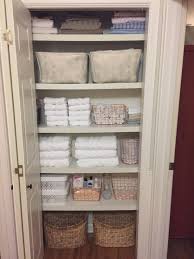 Well Organized Linen Closet Linen Closet Organization Linen Closet Organization Small Bathroom Closet Organization