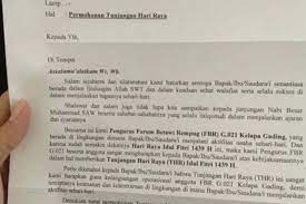 Pemberitahuan mengenai libur lebaran tidak hanya disampaikan kepada customer, namun juga kepada karyawan. Beredarnya Surat Permohonan Thr Jelang Idul Fitri Dan Bantahan Fbr Halaman All Kompas Com