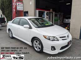 The 2012 toyota corolla continues toyota's commitment to this line of smaller and more affordable cars. 2012 Toyota Corolla S Sedan 4 Cyl Great Mpg Low Miles Cars For Sale In San Luis Obispo Ca Classiccarsbay Com