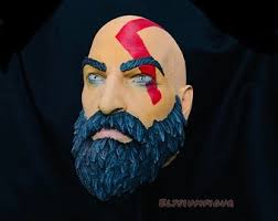 Kratos Head Bust Statue