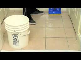 Apply the solution to your tile using the mop to spread it or the garden sprayer to coat the floor. How To Make Your Tile Non Slip By Applying Johnny Grip Youtube