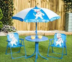 49 Off Was 39 99 Now 20 00 Quest Children S Garden Table And Chairs With Parasol Dalmatian Garden Table And Chairs Gardening For Kids Garden Table