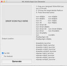 Icon artwork can populate the entire asset space, or you can design and position. Github Laptrinhcomvn App Icon Generator Mac Os X App To Generate Multiple Size For Mobile App Icon Development