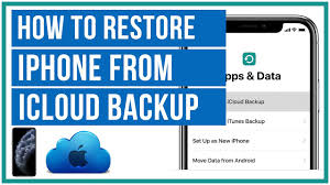 Then check either standard backup, or encrypted backup as you wish. How To Restore Iphone From An Icloud Backup Full Tutorial Youtube