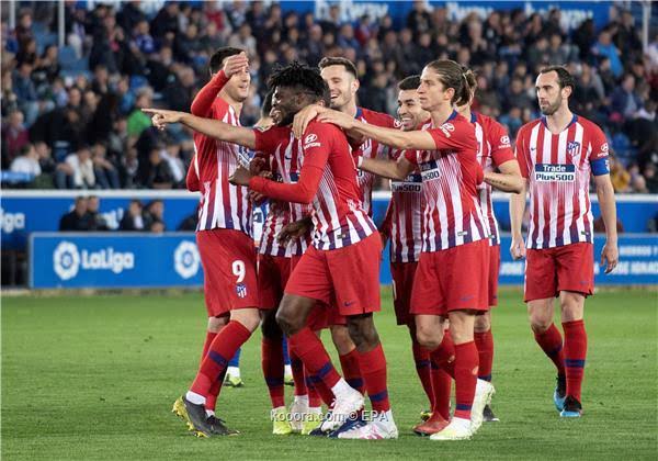 نتيجة بحث الصور عن سقوط اتلتيكو مدريد امام الافيس"