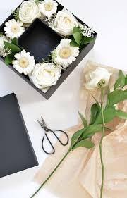 Diy Flower Gift Box Flower Box Gift Flower Gift Ideas Flower Gift