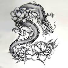 Cherry blossom tattoos are unrivaled expressions of sentimentality for men around the planet. Japanese Dragon With Peonies Tattoo Design Dragon Tattoo Designs Tattoos For Women Flowers Dragon Tattoo