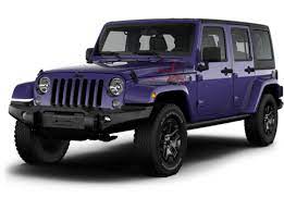 Comparing Jeep Wrangler Models Sport Sahara And Rubicon Mikesjeep Com Purple Jeep Purple Jeep Wrangler Jeep Wrangler Models